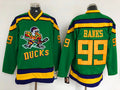 Men's Anaheim Ducks Adam Banks #99 Green Breakaway Player jersey