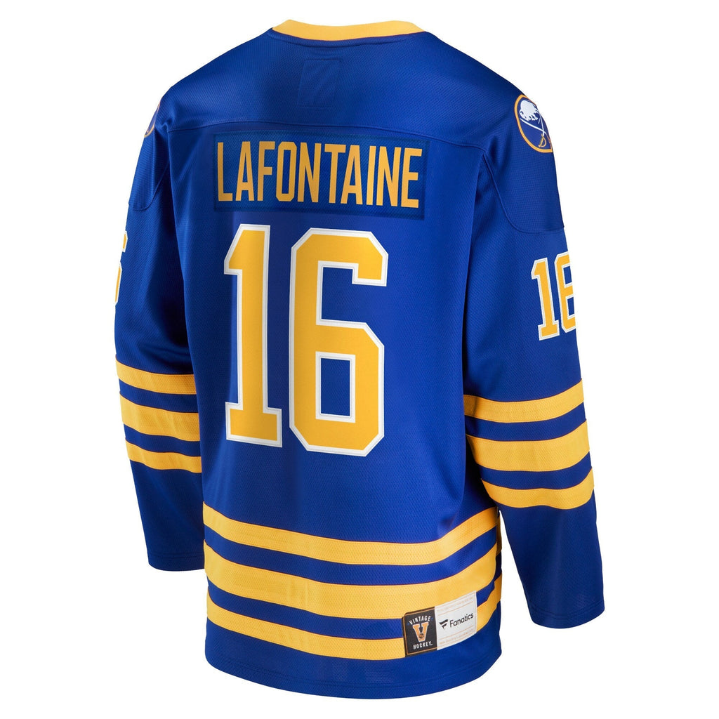 Pat LaFontaine Buffalo Sabres   Breakaway Retired  Jersey - Royal