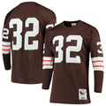 Cleveland Browns 1964 Jim Brown Mitchell & Ness Brown Authentic Throwback Retired Player Jersey