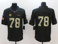 Men's Pittsburgh Steelers Alejandro Villanueva #78 Black Authentic Game jersey