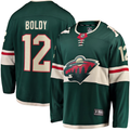 Men's Minnesota Wild Matthew Boldy #12 Green Home Breakaway Player Jersey1