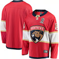 Florida Panthers   Home 2024 Stanley Cup Champions Breakaway Jersey Red