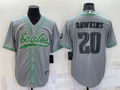 Men's Philadelphia Eagles Brian Dawkins #20 Gray Game jersey Joint Edition