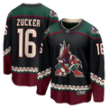 Men's Arizona Coyotes Jason Zucker #16 Black Home Breakaway jersey