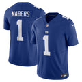 New York Giants Malik Nabers Royal Vapor F.U.S.E. Limited Jersey