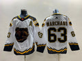 Men's Boston Bruins Brad Marchand #63 White Player Game jersey