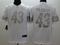 Men's Pittsburgh Steelers Troy Polamalu #43 White Game Player Jersey1