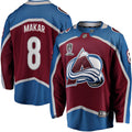 Cale Makar Colorado Avalanche   2022 Stanley Cup Champions Breakaway Patch  Jersey - Burgundy