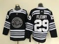 Men's Chicago Blackhawks Marc Andre Fleury #29 Black Breakaway Player jersey