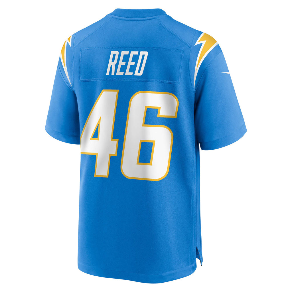 Los Angeles Chargers Nikko Reed Powder Blue Team Game Jersey
