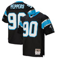 Carolina Panthers Julius Peppers Mitchell & Ness Black Legacy Replica Jersey