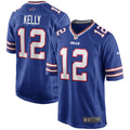 Buffalo Bills Jim Kelly Royal Game Retired Player Jersey