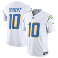 Los Angeles Chargers Justin Herbert White Vapor F.U.S.E. Limited Jersey