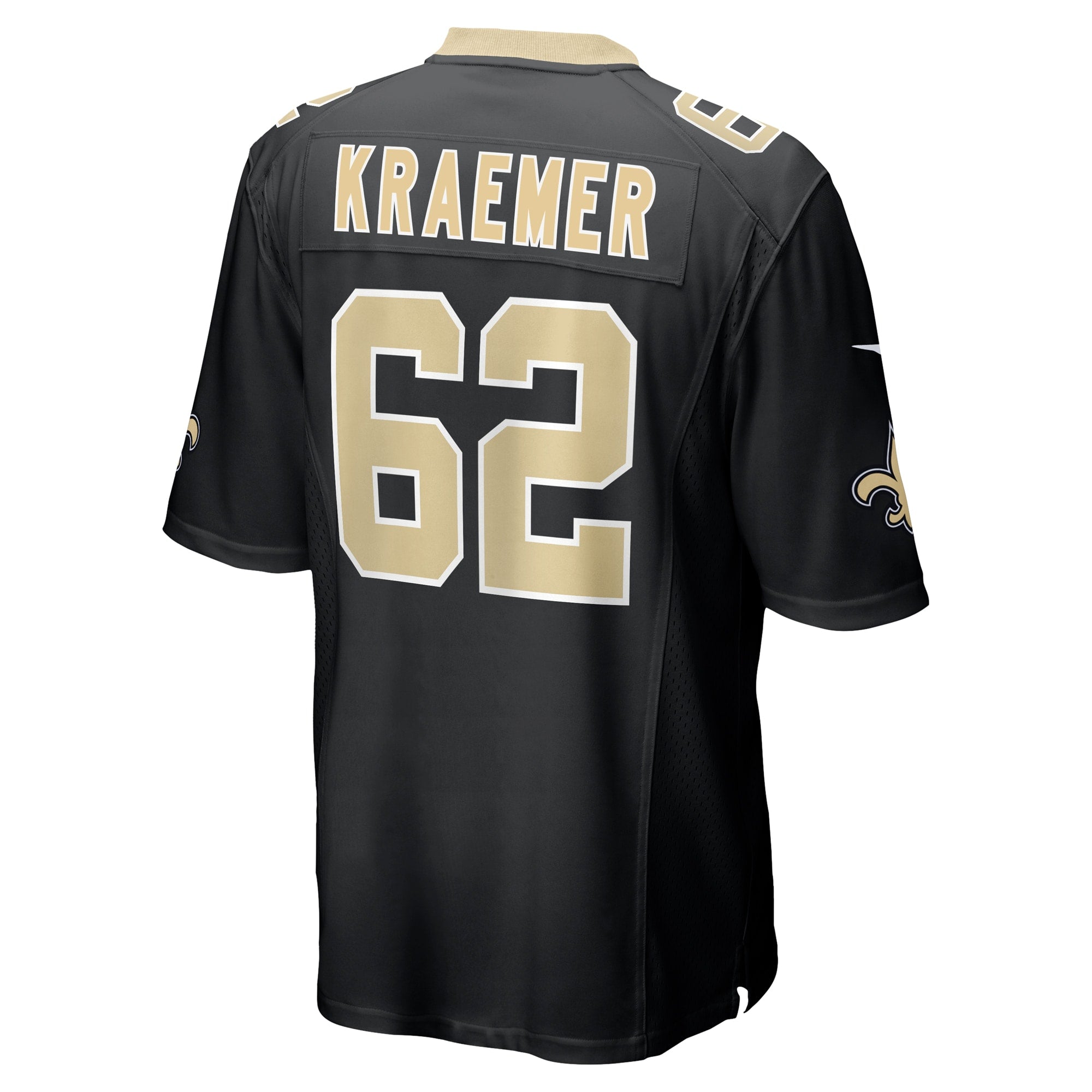 Tommy Kraemer New Orleans Saints Nike Team Game Jersey -  Black
