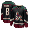 Men's Arizona Coyotes Nick Schmaltz #8 Black Home Breakaway Player jersey