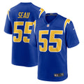 Los Angeles Chargers Junior Seau Royal Retired Player Alternate Game Jersey