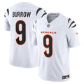 Cincinnati Bengals Joe Burrow White Vapor F.U.S.E. Limited Jersey