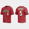 #5 ALEK THOMAS MEXICO BASEBALL 2023 WORLD BASEBALL CLASSIC REPLICA JERSEYC RED Stitches Baseball Jerseys