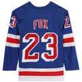NY.Rangers #23 Adam Fox   Jersey Royal Stitched American Hockey Jerseys