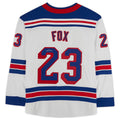 NY.Rangers #23 Adam Fox   Breakaway Jersey White Stitched American Hockey Jerseys