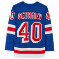 NY.Rangers #40 Alexandar Georgiev   Blue Jersey Stitched American Hockey Jerseys