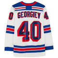 NY.Rangers #40 Alexandar Georgiev   White Stitched American Hockey Jerseys