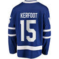 T.Maple Leafs #15 Alexander Kerfoot Replica Player Jersey Blue Stitched American Hockey Jerseys