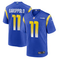Los Angeles Rams Jimmy Garoppolo Royal Game Jersey