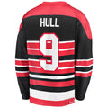 C.Blackhawks #9 Bobby Hull Premier Breakaway Retired Player Jersey Red Stitched American Hockey Jerseys