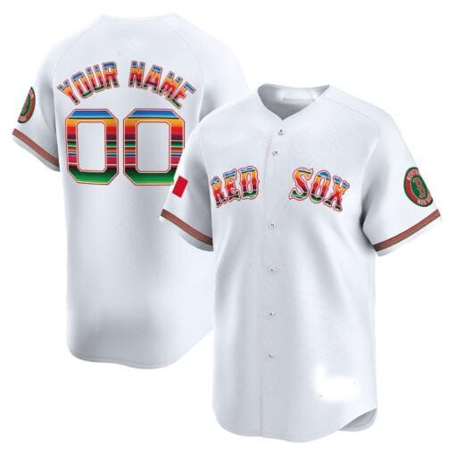 Custom Boston Red Sox Mexico Vapor Premier LimitedC All Stitched Baseball Jersey