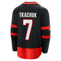 O.Senators #7 Brady Tkachuk Fanatics Branded 2020-21 Home Premier Breakaway Player Jersey Black Stitched American Hockey Jerseys