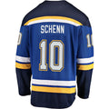 St.L.Blues #10 Brayden Schenn Fanatics Branded Breakaway Player Jersey Blue Stitched American Hockey Jerseys