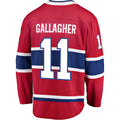 M.Canadiens #11 Brendan Gallagher Breakaway Player Jersey Red Stitched American Hockey Jerseys