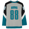 SJ.Sharks #88 Brent Burns   2020-21 Reverse Retro Stitched American Hockey Jerseys