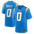 Los Angeles Chargers Daiyan Henley Powder Blue Team Game Jersey