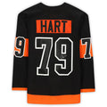 P.Flyers #79 Carter Hart   Black Stitched American Hockey Jerseys
