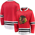 C.Blackhawks Fanatics Branded Breakaway Home Jersey Red Stitched American Hockey Jerseys