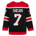 C.Blackhawks #7 Chris Chelios   2020-21 Reverse Retro with HOF 2013 Inscription Hockey Jerseys