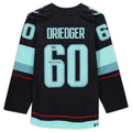 S.Kraken #60 Chris Driedger   with Inaugural Season Jersey Patch with Release the Kraken Inscription Blue Stitched American Hockey Jerseys
