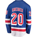 NY.Rangers #20 Chris Kreider Home Breakaway Player Jersey Blue Blue Stitched American Hockey Jerseys