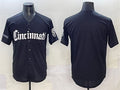 Cincinnati Reds Blank Black 'Gothic Queen City Edition' Vapor Premier Limited Stitched Baseball Jersey