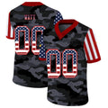Custom L.Raiders Team 32 and Number and Name 2020 Camo Salute to Service Limited Jersey Stitched American Football Jerseys