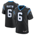 Carolina Panthers Sam Martin Black Team Game Jersey