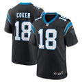 Carolina Panthers Jalen Coker Black Team Game Jersey