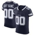 Custom D.Cowboys Navy Scarlet Vapor F.U.S.E. Elite Jersey Stitched American Football Jerseys