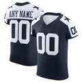 Custom D.Cowboys Navy Scarlet Vapor F.U.S.E. Elite Jersey Stitched American Football Jerseys
