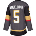V.Golden Knights #5 Deryk Engelland Alternate  Player Jersey Gray Stitched American Hockey Jerseys