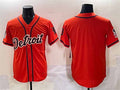 Detroit Tigers Blank Orange With Patch Vapor Premier Limited Stitched Baseball Jersey