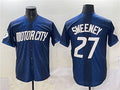 Detroit Tigers #27 Trey Sweeney 2024 Navy City Connect Cool Base Limited Stitched Baseball Jersey