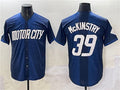 Detroit Tigers #39 Zach McKinstry 2024 Navy City Connect Cool Base Limited Stitched Baseball Jersey